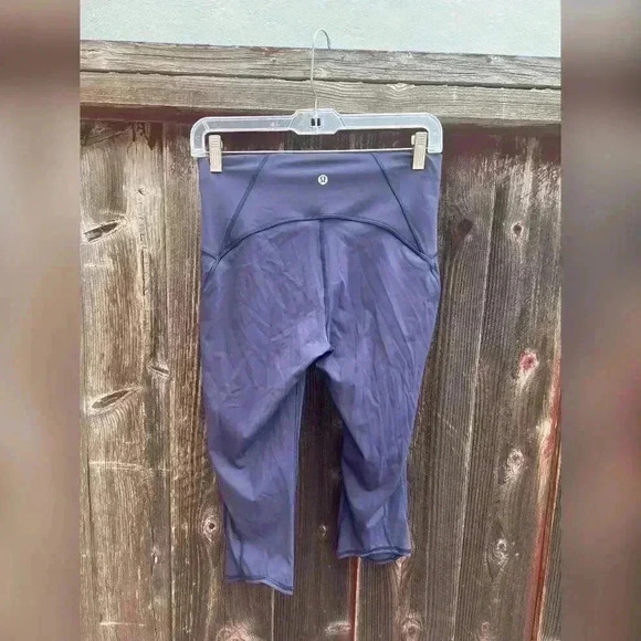 Lululemon Train Times Crop (17") Midnight Navy - Picture 7 of 7